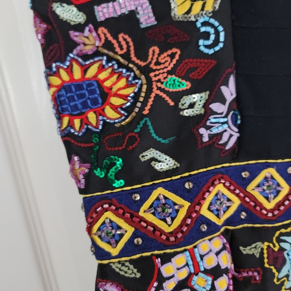 FLORENCIA EMBELLISHED MINI DRESS size 8 - Alice + Olivia - Picture 6 of 16